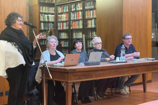 From the left Anna Segre, Monica Lanfranco, Tiziana Allegra, Lucetta Scaraffia and Tullio Monti